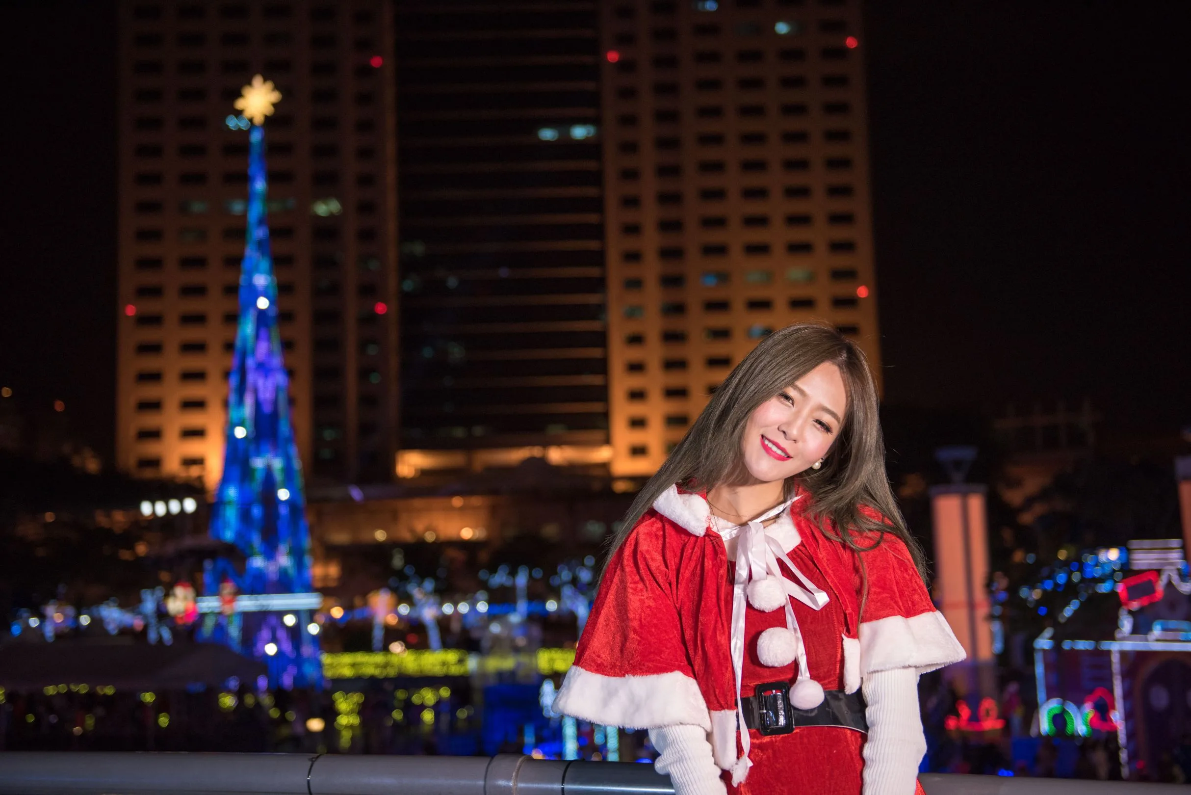 [Buổi chụp ảnh ngoài trời của Beautyleg] Winnie Xiaoxue - Bộ sưu tập ảnh đêm độ phân giải cực cao từ Công viên Giáng sinh Thành phố Đài Bắc Mới - 39