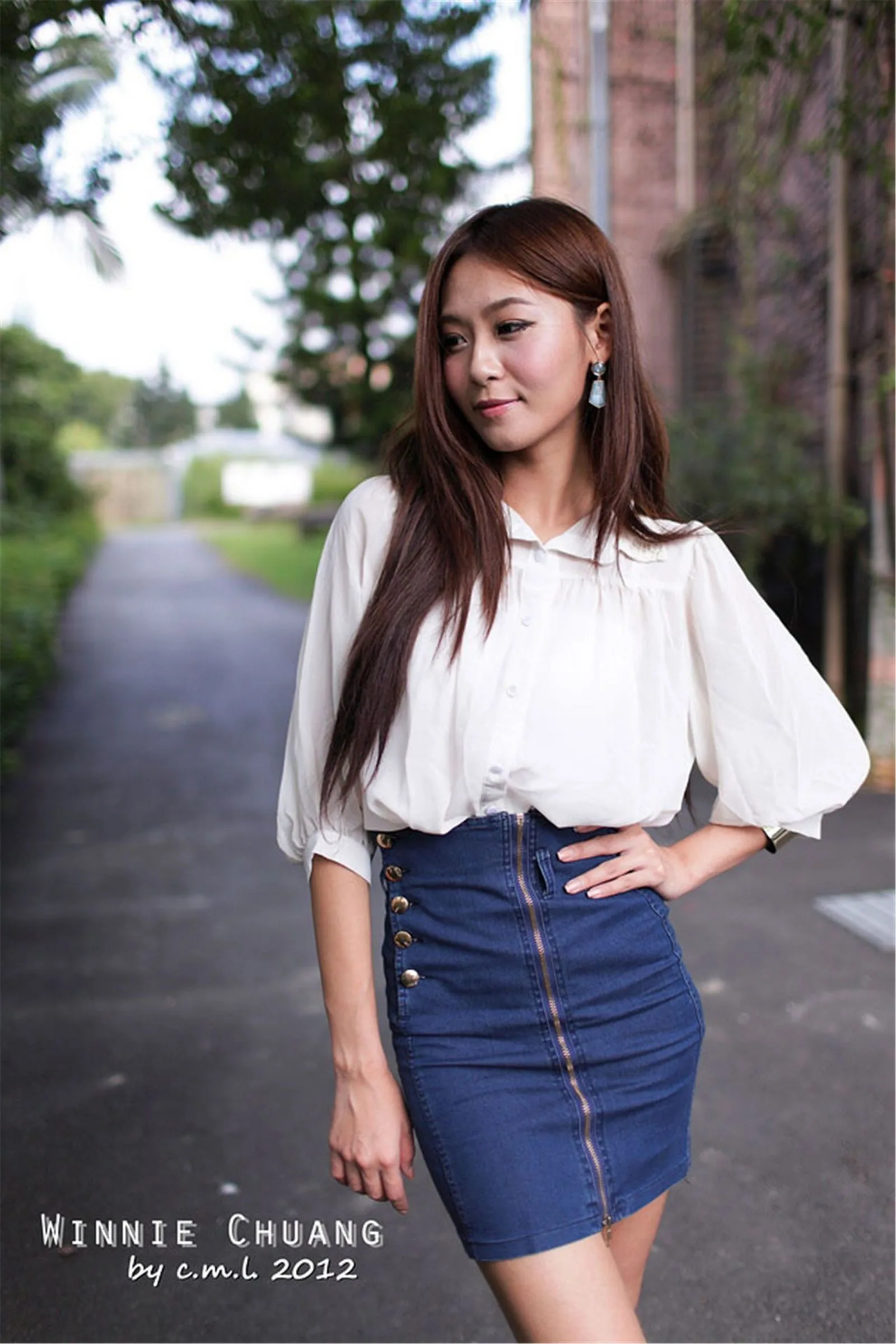 [Tập đặc biệt của Beautyleg] Winnie Xiaoxue - Hình ảnh độ phân giải cao về buổi chụp ảnh ngoại cảnh thanh lịch tại Đại học Quốc gia Đài Loan - 36
